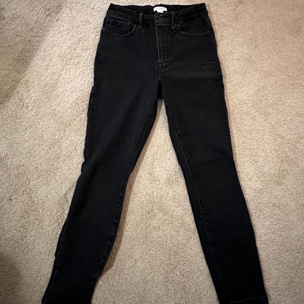 Good American black denim